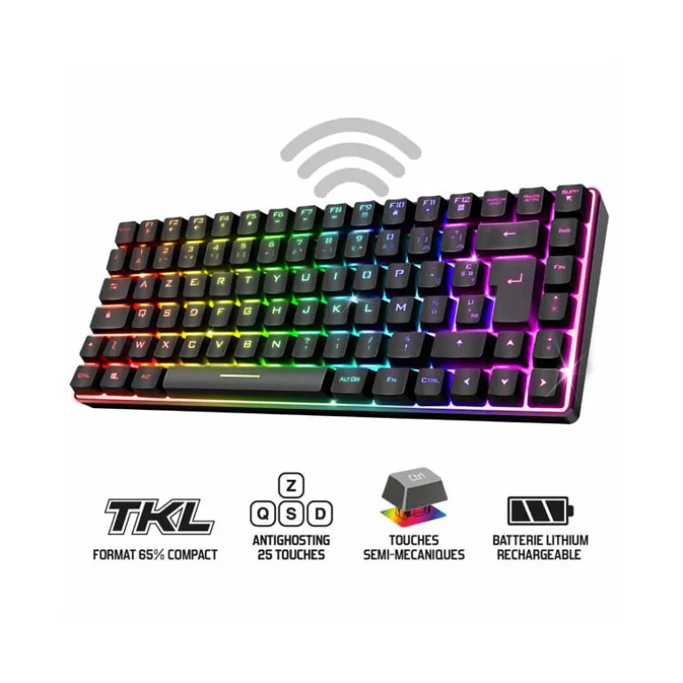 Teclado Spirit of Gamer Elite k70 RGB TKL