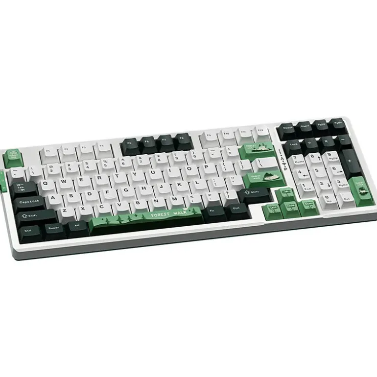 Teclado VGN V98Pro V2 ANSI RGB Hot-swappable Kailh Blueberry Ice Cream Switch