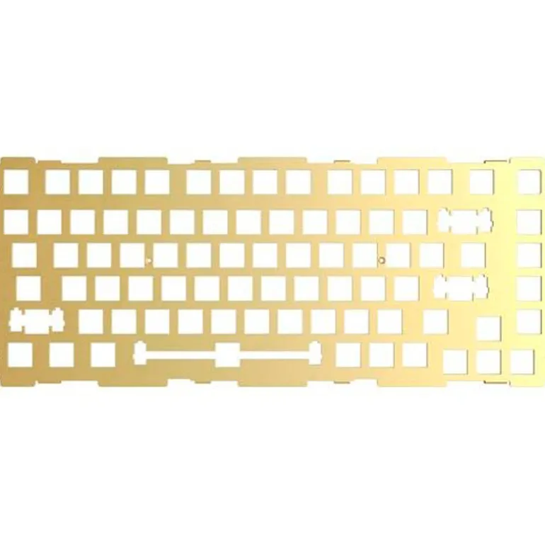 Teclados Custom Glorious GMMK Pro 75 ISO Switch Plate Oro
