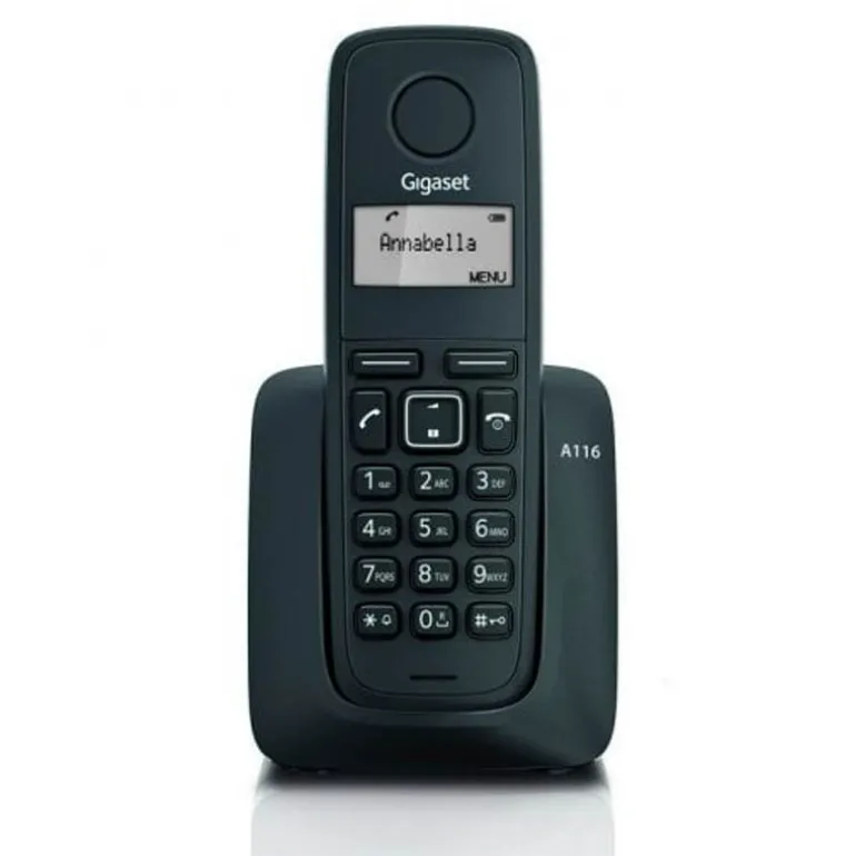 Teléfono Fijo Gigaset A116 DECT Negro