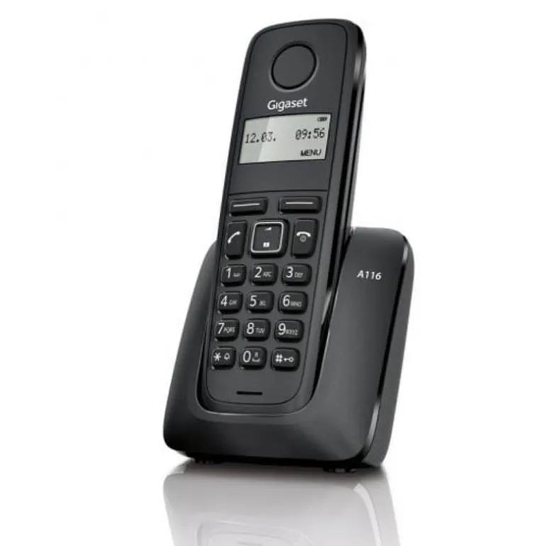 Teléfono Fijo Gigaset A116 DECT Negro