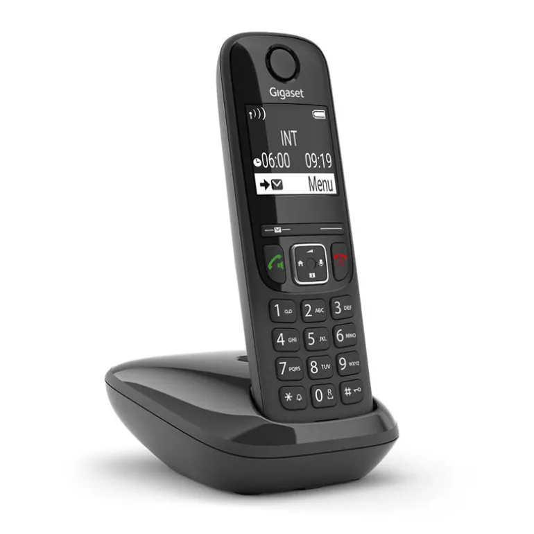Teléfono Fijo Gigaset AS690 DECT Negro