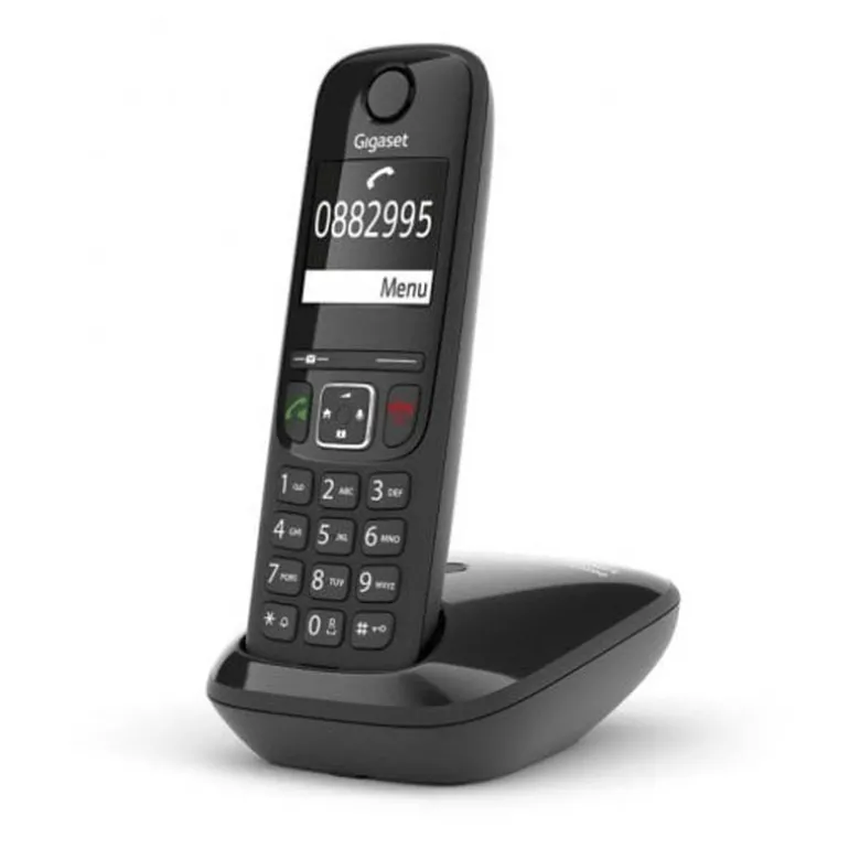 Teléfono Fijo Gigaset AS690 DECT Duo Negro