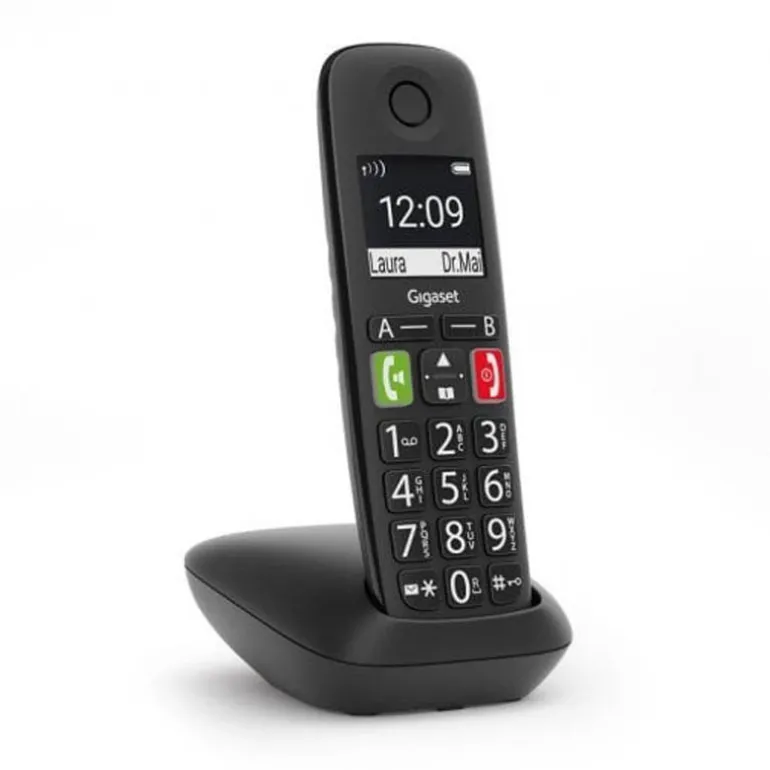 Teléfono Fijo Gigaset E290 DECT Negro