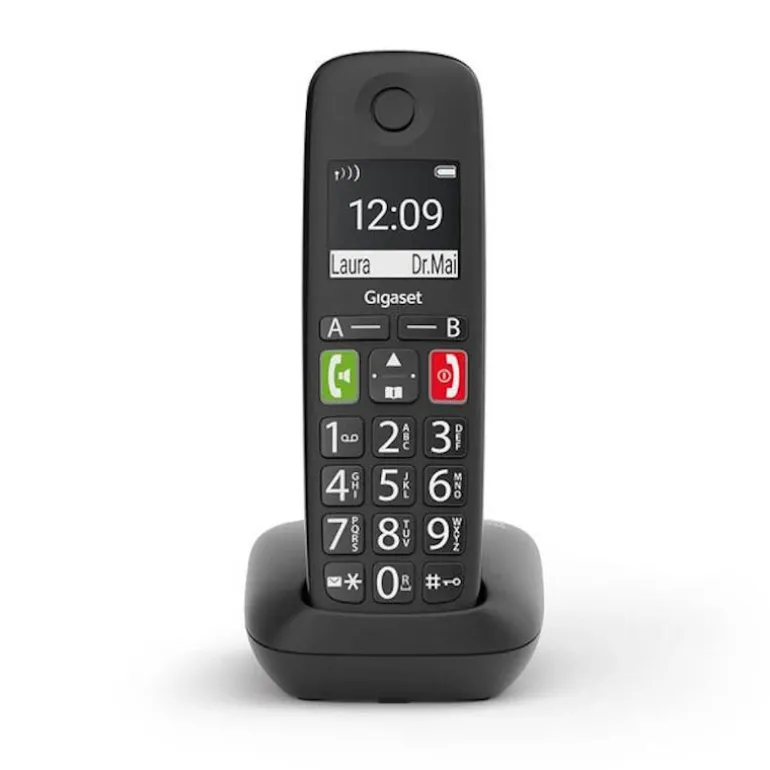 Teléfono Fijo Gigaset E290 DECT Negro