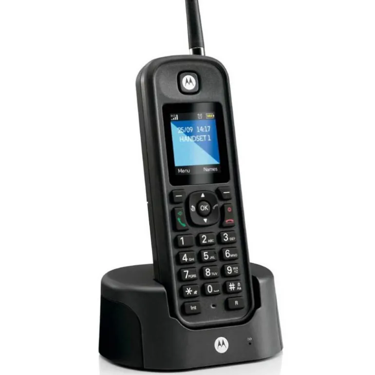 Teléfono Fijo Motorola O201 DECT Negro