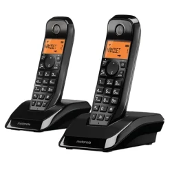 Teléfono Fijo Motorola S1201 DECT Negro