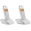 Teléfono Fijo Motorola S1202 DECT Duo Blanco