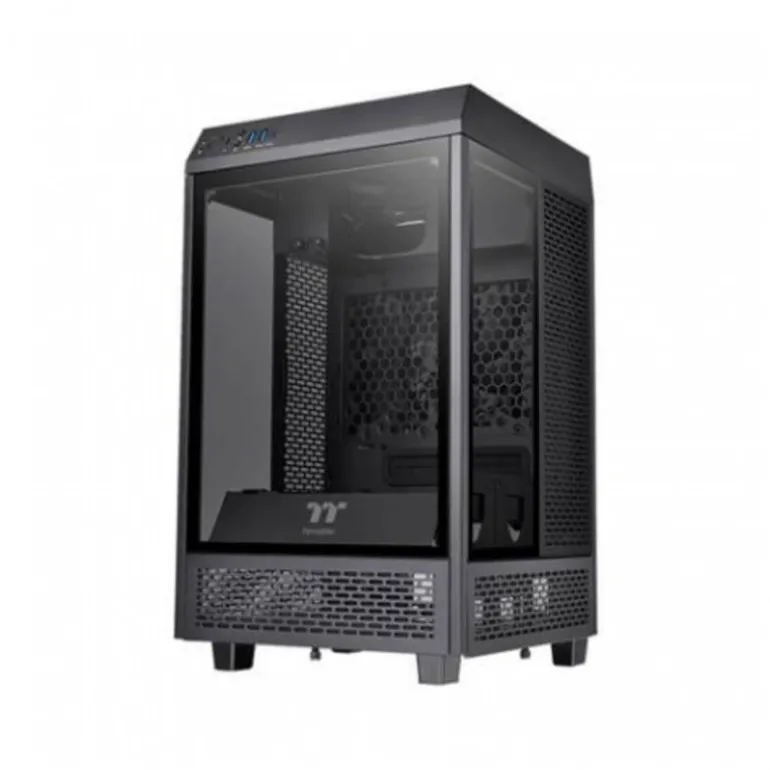 Thermaltake Tower 100 Negro Cristal Templado - Caja/Torre