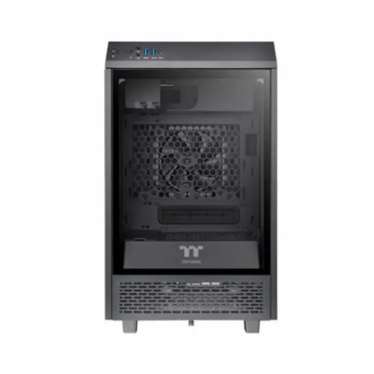 Thermaltake Tower 100 Negro Cristal Templado - Caja/Torre