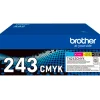Tóner Brother TN-243CMYK Original Pack De 4 Cian/ Magenta/ Amarillo/ Negro