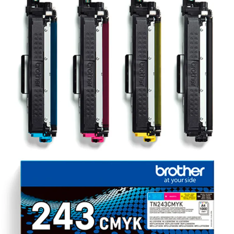 Tóner Brother TN-243CMYK Original Pack De 4 Cian/ Magenta/ Amarillo/ Negro