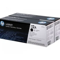 Tóner HP Q2612AD Nº 12 Pack de 2 Negro