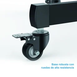 Tooq FS1470M-B Soporte Suelo Ruedas 37