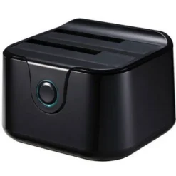Tooq TQDS-802B Doble Bahía HDD Negro - Dock