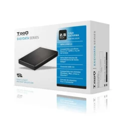 TooQ TQE-2522B 2,5" USB 3.0 Negra - Carcasa Externa