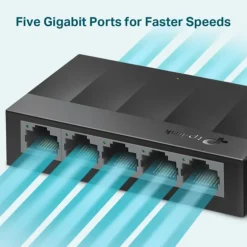TP-Link LS1005G 5-Port 10/100/1000Mbps Desktop - Switch