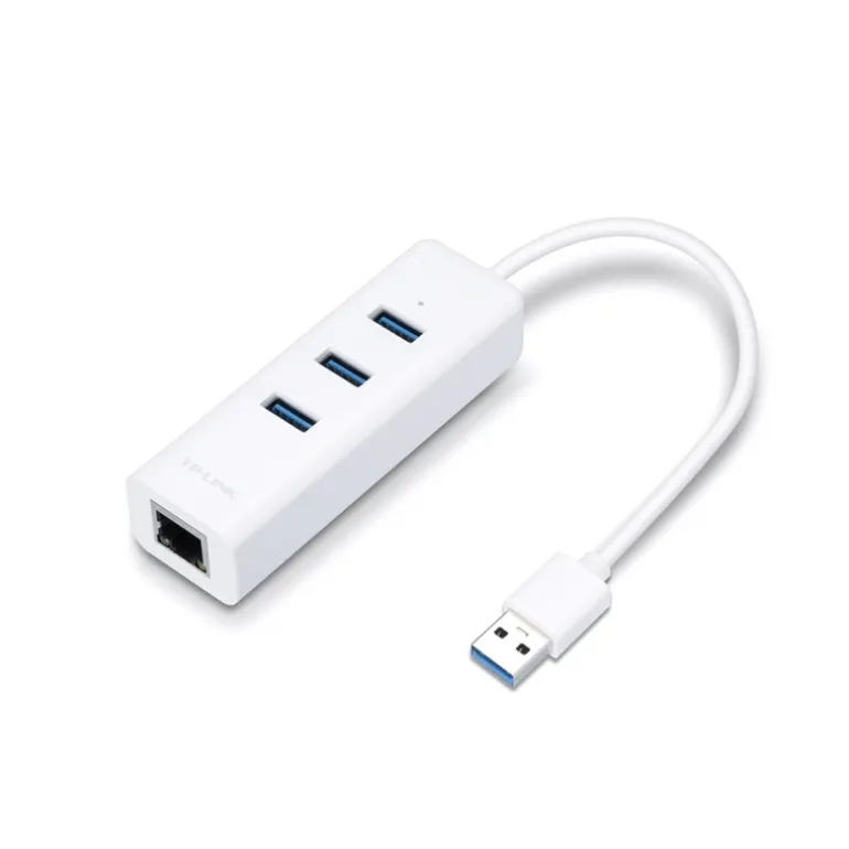 TP-Link UE330 USB 2 En 1 Hub 3 Puertos USB 3.0 - Adaptador Red