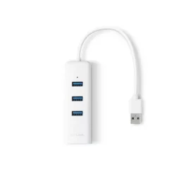 TP-Link UE330 USB 2 En 1 Hub 3 Puertos USB 3.0 - Adaptador Red