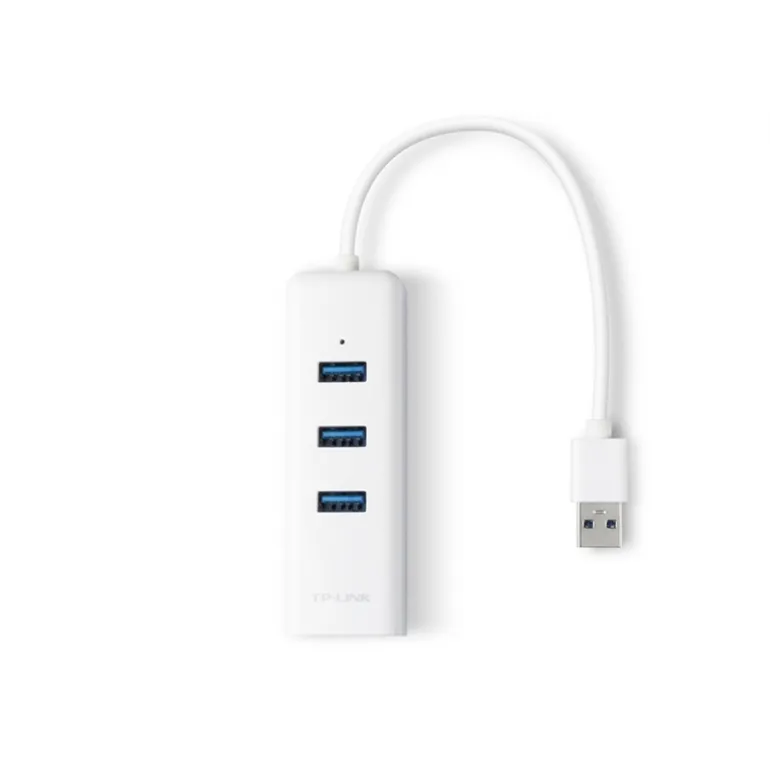 TP-Link UE330 USB 2 En 1 Hub 3 Puertos USB 3.0 - Adaptador Red