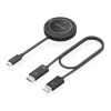Transmisor/Receptor Aisens Inalámbrico USB-C a HDMI 30m Negro