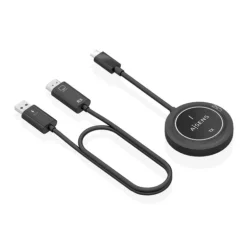 Transmisor/Receptor Aisens Inalámbrico USB-C a HDMI 30m Negro