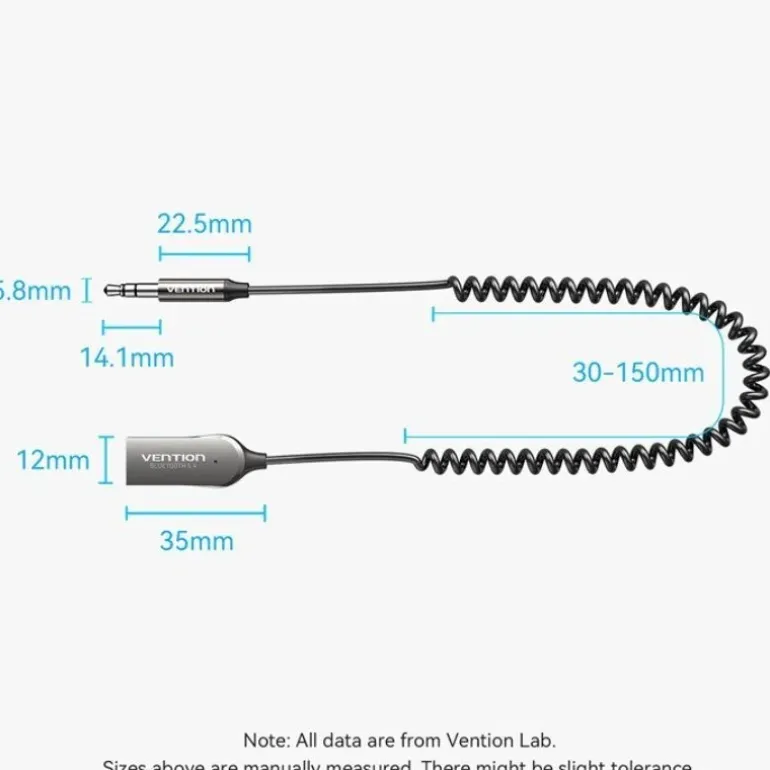 Transmisor/Receptor Vention FM/MP3/Bluetooth Naihg