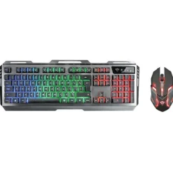 Trust GXT 845 Tural Teclado + Ratón Gaming - Combo