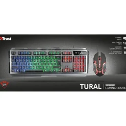 Trust GXT 845 Tural Teclado + Ratón Gaming - Combo