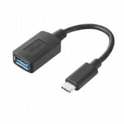 Trust USB Type-C A USB 3.1 Negro - Adaptador