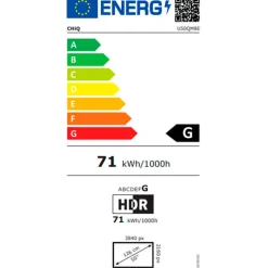 TV/Televisión ChiQ U50QM8E 50" QLED UHD 4K HDMI 2.1 HDR
