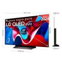 TV/Televisión LG OLED Evo AI C4 48C44LA 48