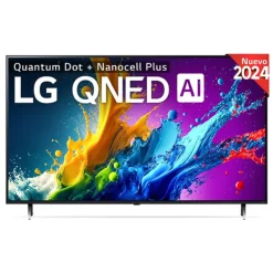 TV/Televisión LG QNED AI 43QNED80T6A 43" Smart TV QNED UHD 4K 60Hz HDMI 2.1 HDR