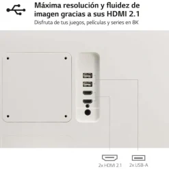 TV/Televisión LG Smart MyView 32SR50F-W 32" FHD IPS 60Hz 5ms HDR10 Blanco