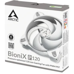 Ventilador Arctic BioniX F120 PWM PST 120mm Blanco
