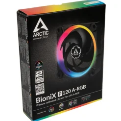 Ventilador Arctic Cooling P120 ARGB 120mm Negro