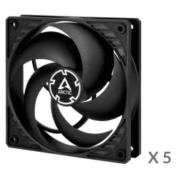 Ventilador Arctic P12 120mm Pack 5 Uds. Negro