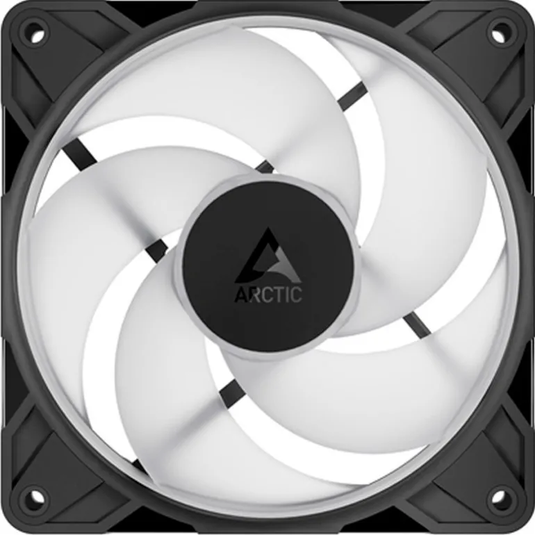 Ventilador Arctic P12 Pro Reverse ARGB 120mm Negro