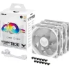Ventilador Asus TUF Gaming TR120 ARGB 120mm Triple Pack Blanco