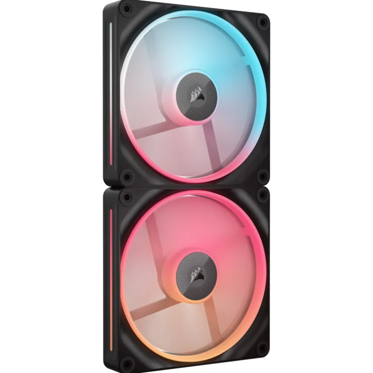 Ventilador Corsair iCUE LINK LX140-R Reverse RGB PWM 140mm Dual Pack Negro