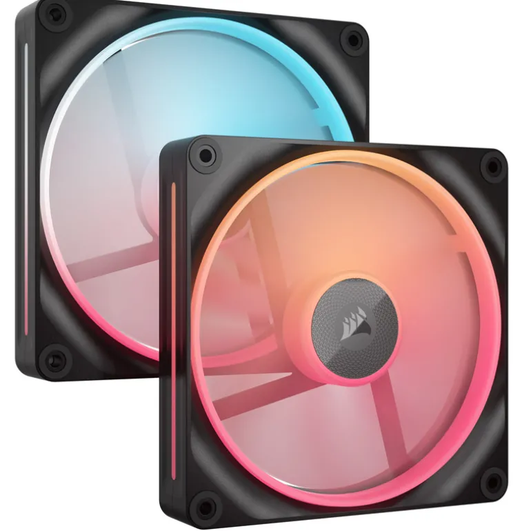 Ventilador Corsair iCUE LINK LX140-R Reverse RGB PWM 140mm Dual Pack Negro
