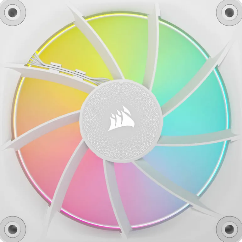 Ventilador Corsair iCUE LINK LX140 RGB 140mm PWM Blanco