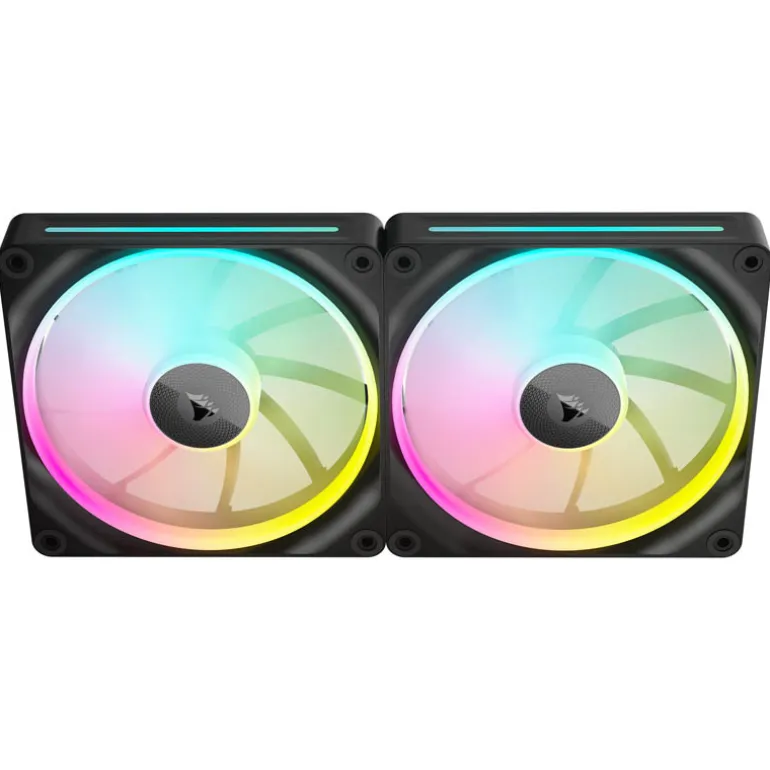 Ventilador Corsair iCUE LINK LX140 RGB 140mm PWM Dual Pack Negro