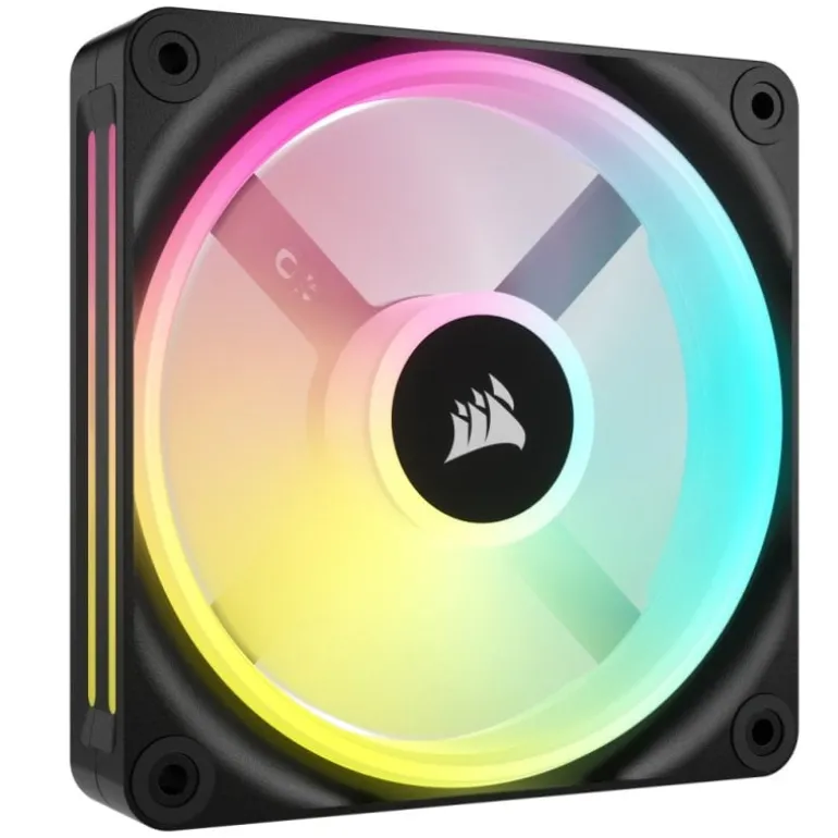 Ventilador Corsair QX120 RGB 120mm Negro
