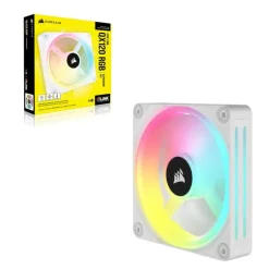 Ventilador Corsair QX120 RGB 120mm Blanco