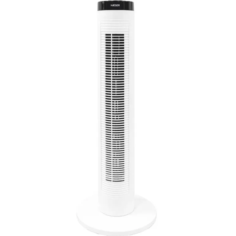Ventilador de Pie Haeger Tower Wind Blanco