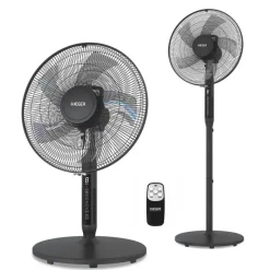 Ventilador de Pie Haeger Premium Negro