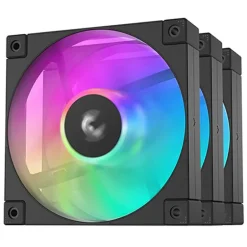 Ventilador DeepCool FD12 ARGB 120mm Triple Pack Negro