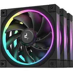 Ventilador DeepCool FL12 ARGB 120mm Triple Pack Negro