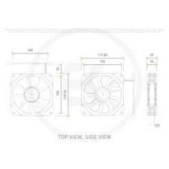 Ventilador EKWB EK-Quantum Impulse D-RGB 120mm Blanco